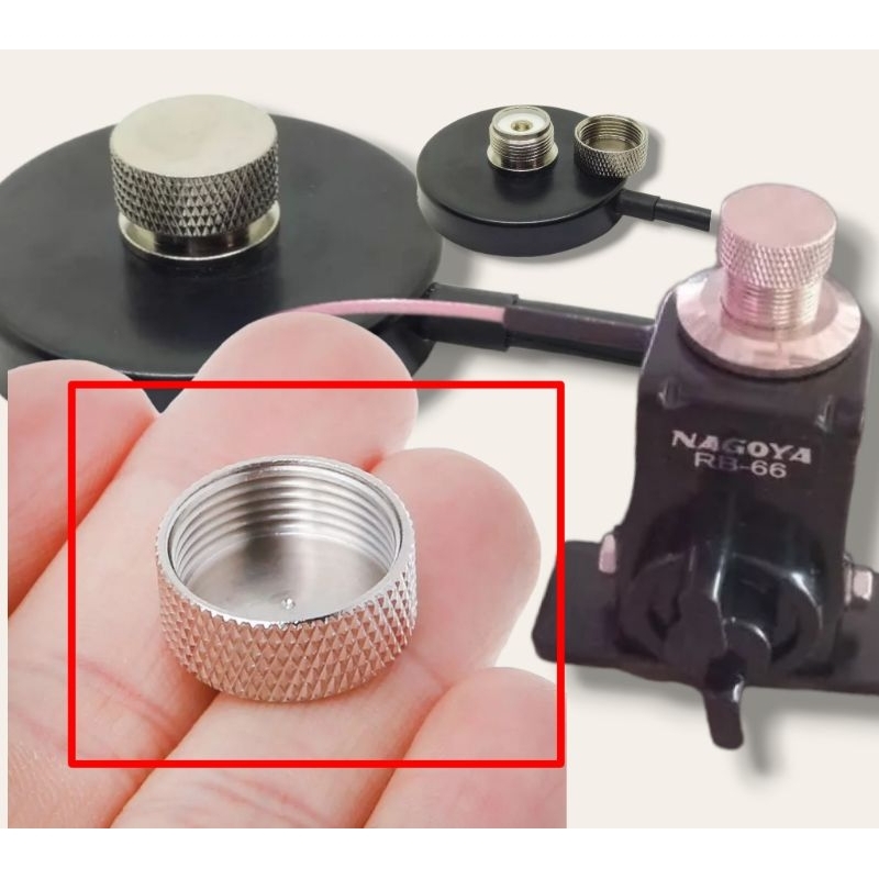 (ร้านค้าในไทย) ฝาปิดขั้วสายอากาศ  เสาอากาศ วิทยุสื่อสาร เมาท์แม่เหล็ก SO239 PL259 PL258