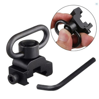 Quick Release Buckle Sling อะแดปเตอร์ QD Mount Push ปุ่ม1-1/4 "20Mm Weaver Rail หรือ picatinny Rail ติดตั้ง