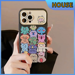 💲คูปองเคลม💲เคสไอโ case for iphone 11 12 สัตว์น่ารัก เคส 14 13 12 11 pro max ปกป้องอย่างเต็มที่และทนทาน ป้องกันการตก