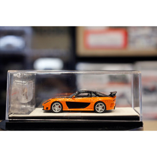 1/64 Mazda RX-7 Veilside Orange + Fig Hann TIME MICRO