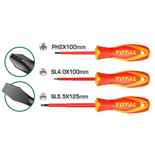 TOTAL - Insulated Screwdriver - THTIS036