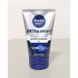 Nivea Men Extra Bright Foam 100 g นีเวีย เมน เอ็กซ์ตร้า ไบรท์ โฟม 100 กรัม