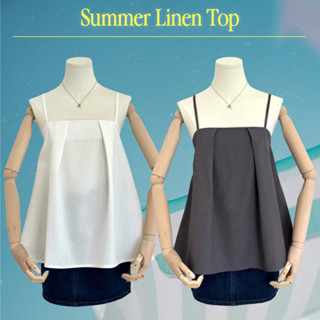 เสื้อสายเดี่ยว Summer Linen Top