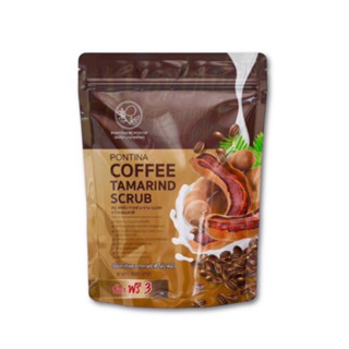 PONTINA Coffee Tamarind Scrub พรทิน่า สบู่สครับกาแฟมะขาม