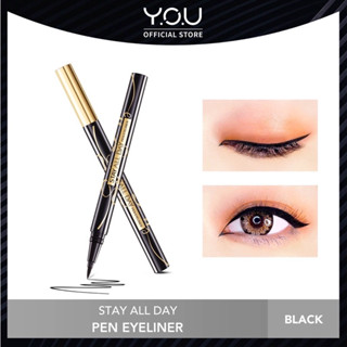 Y.O.U Stay All Day Pen Eyeliner 1ml.วาย.โอ.ยู สเตย์ ออล เดย์ เพ็น อายไลเนอร์