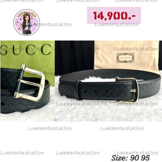 👜: New!! Gucci Belt 4 cm. สีดำ อะไหล่ทองอ่อน‼️ก่อนกดสั่งรบกวนทักมาเช็คสต๊อคก่อนนะคะ‼️