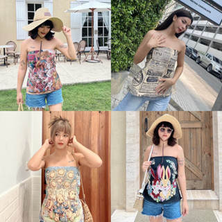 ❤️𝐒𝐀𝐋𝐄❤️พร้อมส่ง✨เกาะอกทอลายวินเทจ ผ้ากระสอบทอ งานสวยมาก❤️เสื้อพื้นเมือง โบฮีเมี่ยน chesty