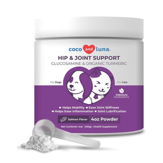 **บำรุงไขข้อกระดูก (120g) สำหรับแมว-สุนัข Glucosamine for Cats and Dogs - Hip and Joint Supplement for Dogs and Cats