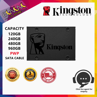 (ของแท้ของใหม่ 100%)SSD ใหม่!! Kingston A400 Solid-State Drive SATA 3 120GB 240GB 480GB 960GB SSD สำหรับเดสก์ท็อปแล็ปท็อ