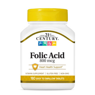 โฟลิก 21st Century Folic Acid (400 mcg, 800 mcg)