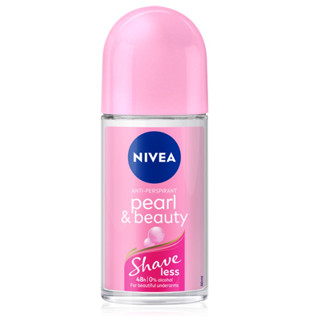 50ml Nivea Deo Pearl and Beauty Shave less Roll On นีเวีย เพิรล์ แอนด์ บิวตี้ เชฟ เลส โรลอ