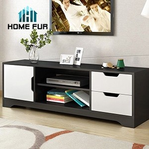 Home Fur ชั้นวางทีวี ตู้วางทีวีมินิมอล พร้อมชั้นวางของด้านล่าง