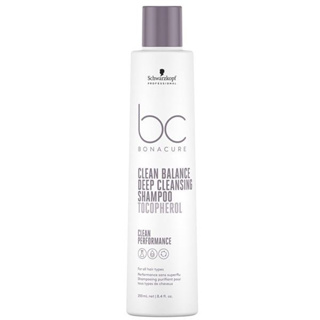 Schwarzkopf BC bonacure clean balance deep cleansing shampoo  ชวาร์สคอฟ แชมพูบำรุงเส้นผม(ปกป้องเส้นผมจากอนุมูลอิสระ)