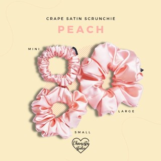 CLASSIC SCRUNCHIE : Peach : ยางรัดผม รุ่นคลาสสิค : สีพีช