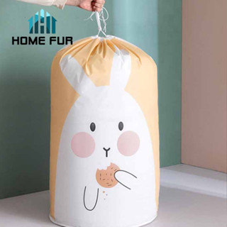 Home Fur ถุงเก็บเสื้อผ้า ถุงเก็บผ้าห่ม ผ้านวม จัดระเบียบตู้ พิมพ์ลายน่ารัก ป้องกันสิ่งสกปรกและฝุ่น