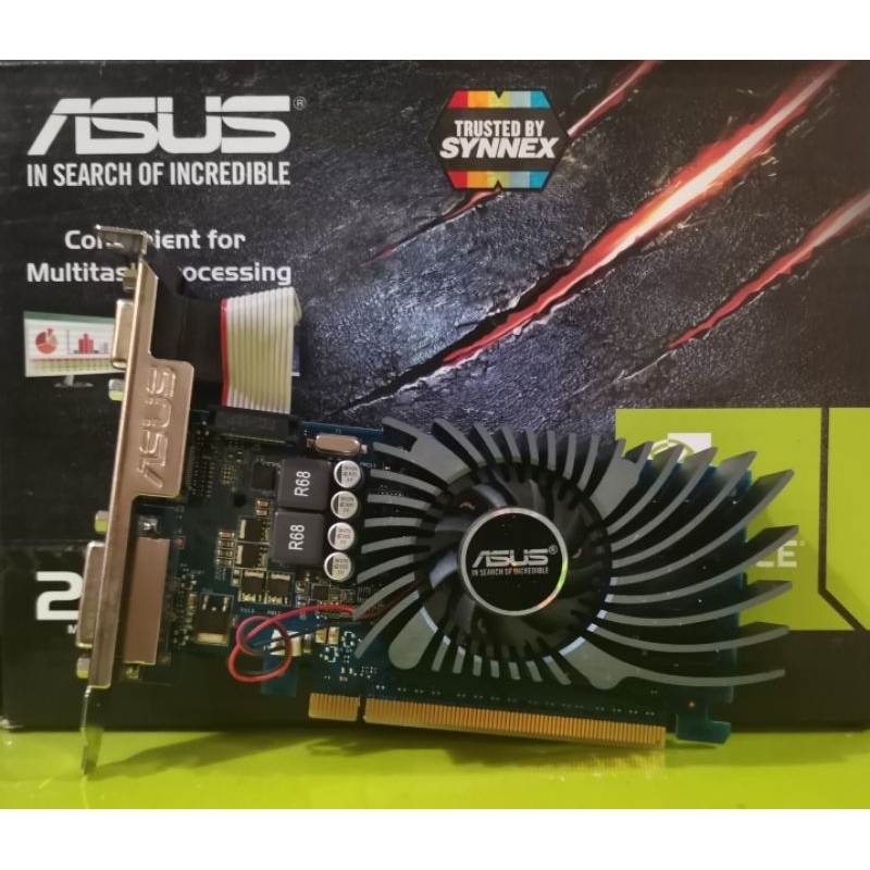 การ์ดจอ ASUS รุ่น Nvidia GeForce GT 730 2GB DDR5 (no box) สินค้ามือสอง ไม่มีกล่อง