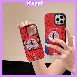 💖เคสไอโฟนแม่เหล็ก💖iPhone 14 13 12 11 Pro Max เคส for เคสไอโฟน11 บางเบาพกพาง่าย Griptok Spiderman Case