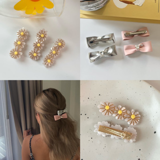 ราคาต่อชิ้น✨🌼กิ๊บติดผมปากเป็ดขนาดเล็ก 🌼มีหลายแบบ〰️〰️ hair clip / newjeans / Korean hair clip พร้อมส่งteenyweeny.co✨