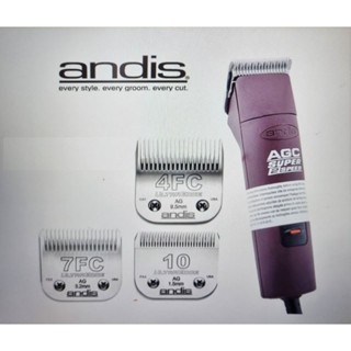 Andis AGC Super2-speedพร้อมใบมีด4F,7F