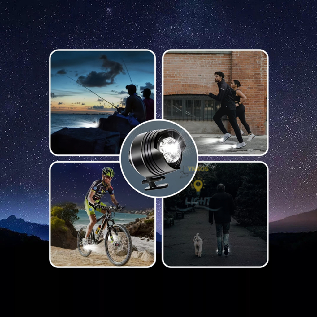 ไฟติดรองเท้า LED สําหรับติดด้านหน้า DIY ตกแต่ง กันน้ำได้ เหมาะวิ่งกลางคืนแคมป์ปิ้ง - รูปที่ 5