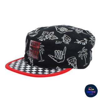 [ของแท้ ส่งฟรี PRE-ORDER] VANS M SKETCH PILL BOX HAT [BLACK] VN0007RRBLK