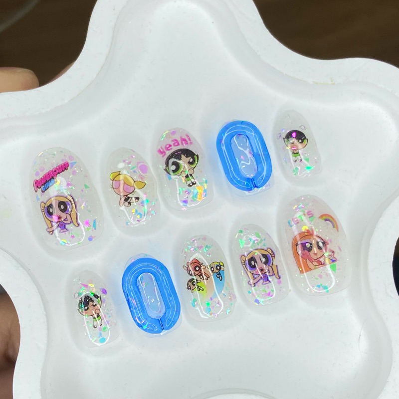 เล็บเจลราคาถูกน้องพาวเวอร์พัพ(พร้อมส่ง)