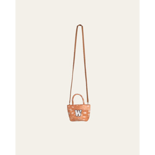 Wila-Deerest Mini Bag กระเป๋าผ้าพิมพ์ลายหนังกวาง ติดอาร์มลูกฟูกวิลา