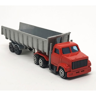 Majorette Truck - Heavy Duty Dump Truck - สีแดง /scale 1/100 (5.2") no Package