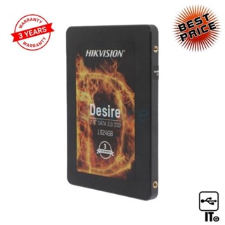 1 TB SSD SATA HIKVISION DESIRES(S) (HIKSSDDESIRE1024G) ฮาร์ดดิส ฮาร์ดดิสก์ ฮาร์ดดิสก์ ประกัน 3Y