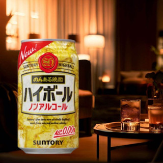 Suntory ดื่มไฮบอลไม่มีแอลกอฮอล์รสวิสกี้ - 350 ml