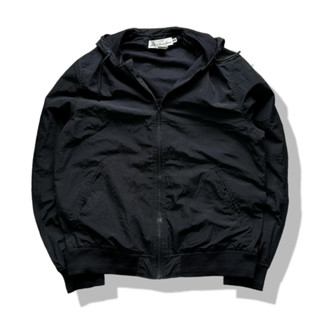 H&amp;M Black Hooded Jacket รอบอก 46”