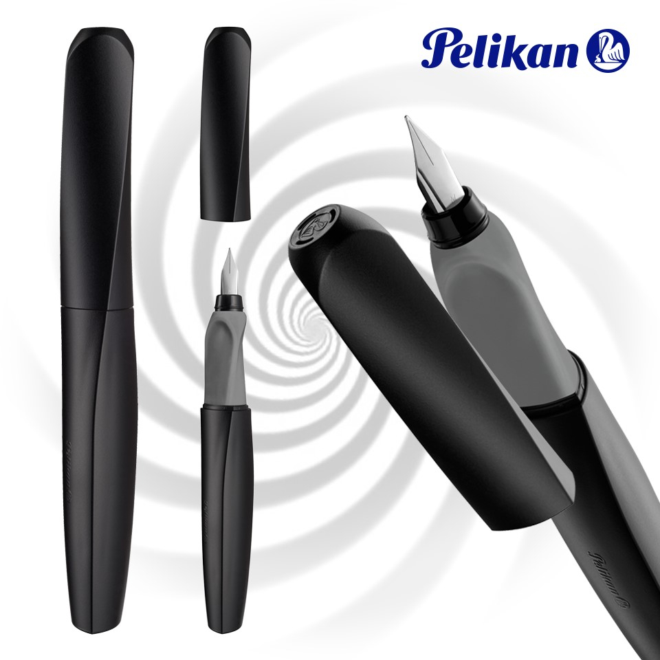Pelikan ปากกาหมึกซึม รุ่น Twist (Black)