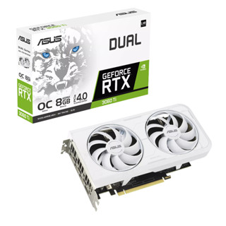 ASUS DUAL GEFORCE RTX 3060 Ti White OC Edition 8GB GDDR6X (3Y) CR6-001412