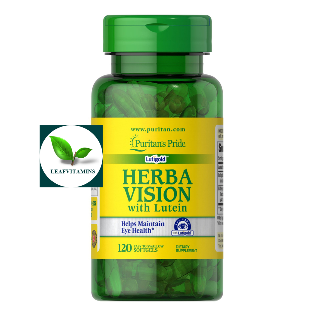 Puritan's Pride Herbavision with Lutein and Bilberry / 120 Softgels