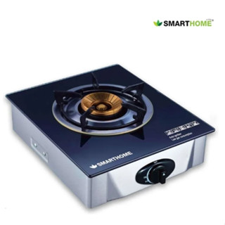 SMARTHOME เตาแก๊สหัวเดียว แบบกระจกนิรภัย SM-GA1H-01