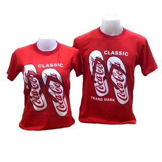 เสื้อโค้ก เสื้อยืด CocaCola ผ้าคอตตอน 100%