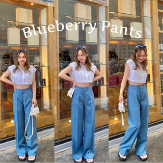 New 🫐 Blueberry Pants กางเกงขายาวทรงกระบอกกลาง