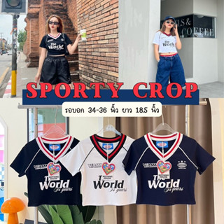 ( [𝟗.𝟏𝟓] ลด 𝟑𝟎% โค้ด 𝟑𝟎𝐃𝐃𝟗𝟏𝟓 ) พร้อมส่ง 🏓 𝕊𝕡𝕠𝕣𝕥𝕪 𝕔𝕣𝕠𝕡 ผ้าคอตตอน คองานทอ 🏐