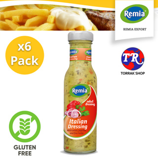 Remia Italian dressing 250 ml น้ำสลัดอิตาเลี่ยน 250มล. แพ็ค 6 ขวด