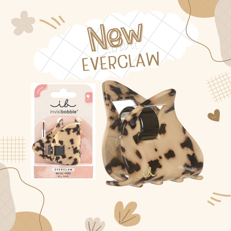 พร้อมส่ง//คอลใหม่ invisibobble® EVERCLAW LEO LOVE 1 ชิ้น // นำเข้าจากเยอรมัน // กิ๊บติดผม กิ๊บหนีบผม