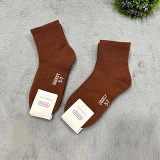 ถุงเท้านักเรียนสีsocksyน้ำตาลเด็กชายมีSize:4-6/5-7/7-9/9-12สินค้าผ้าหนานิ่มใส่สบายจ้า