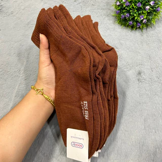 ถุงเท้านักเรียนสีsocksyน้ำตาลเด็กชายมีSize:4-6/5-7/7-9/9-12สินค้าผ้าหนานิ่มใส่สบายจ้า