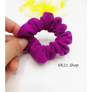 NK21 โดนัทรัดผม ไซส์มินิ หนังยางรัดผม   Mini Scrunchies,Scrunchies,Scrunchy,Hair accessories