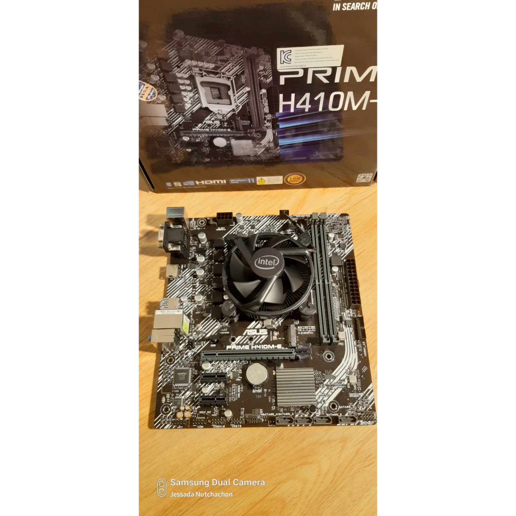 CPU (ซีพียู) INTEL CORE I3-10105F MAINBOARD (เมนบอร์ด) 1200 ASUS PRIME H410M-E