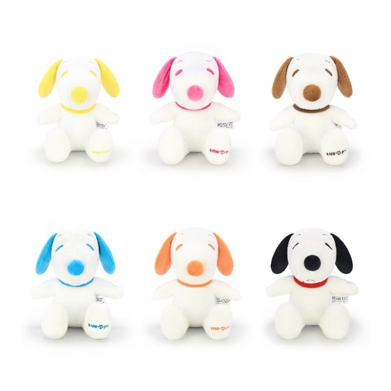 ตุ๊กตา SNOOPY ขนาด 7 นิ้ว ผ้าขน EF มี6สี ของแท้!