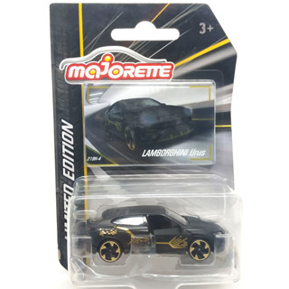 Majorette Series 9 Lamborghini Urus - สีดำด้าน / ทอง Scale 1/64 (8cm) package แบบมีการ์ด