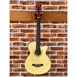 KIT กีต้าร์โปร่งชายเว้า 38" Acoustic Guitar 38" รุ่น KIT38C With Bag + Pick + Strap