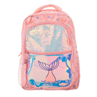 🎒Smiggle Backpacks กระเป๋าเป้ 🎒สมิกเกอร์ ขนาด 16 นิ้ว ลาย โอรสหางปลา พร้อมส่งในไทย 🛻