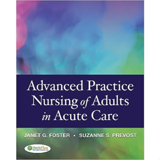 Advanced Practice Nursing of Adults in Acute Care (Hardcover) ISBN:9780803621626