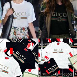 เสื้อยืด Gucci 🖤🤍 Hiend 1:1 Cotton 💯 | เสื้อยืดคอกลม | เสื้อยืดแบรนด์เนม